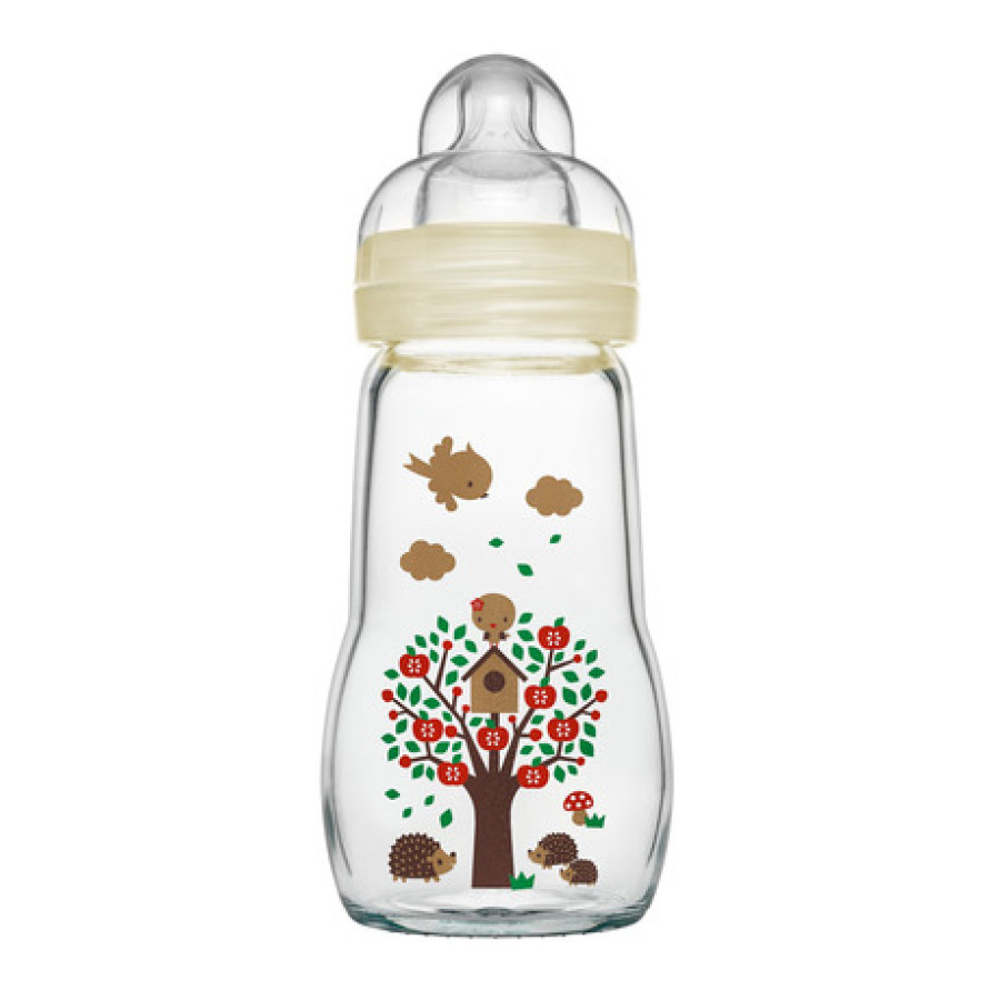 Biberons Tetines Accessoires Repas - Biberon Verre 260ml Mam