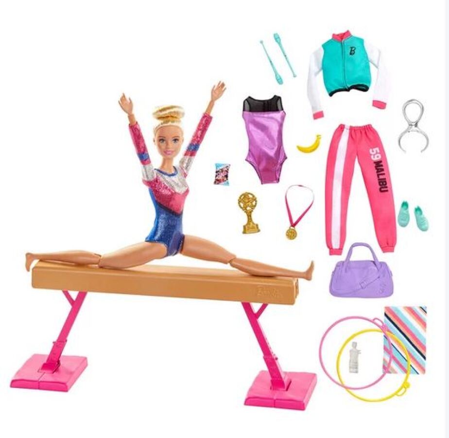 Barbie - Coffret Poupée Barbie Gymnastique